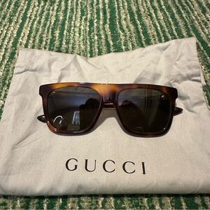 Gucci Square Tortoise Shell Sunglasses